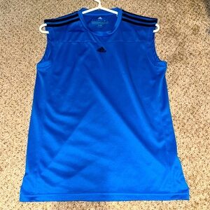 **Adidas Sleeveless Moisture-Wicking Tank Top - Size Small (Men's)**